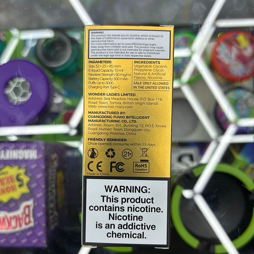 Lost Mary alphonso mango ice