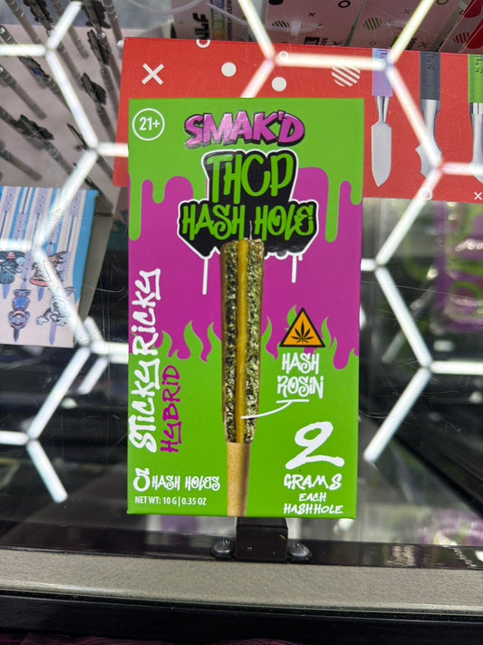 Smak’d Thcp Hash Hole 5ct x2g Sticky Ricky Hybrid