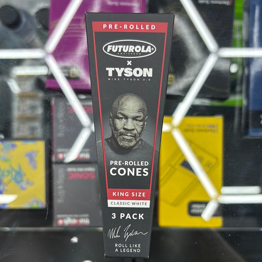 Futurola Tyson three-year-old cones king size 3 pack classic white