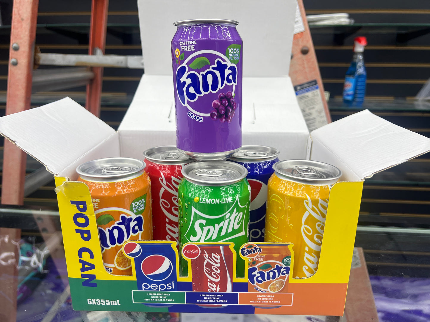 Pop can stash jar sprite