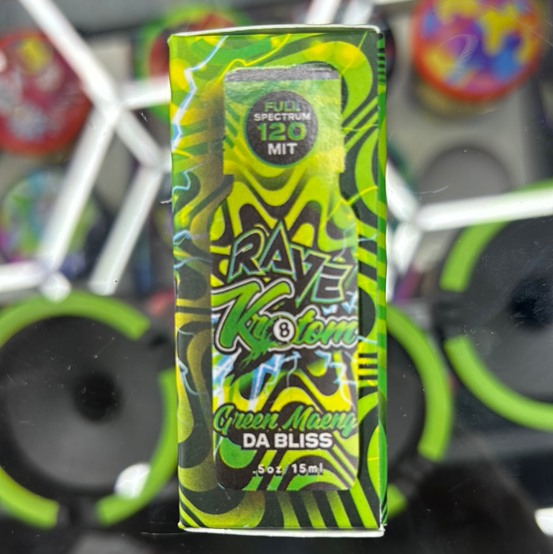 Rave kratom green maeng da bliss full 120mit