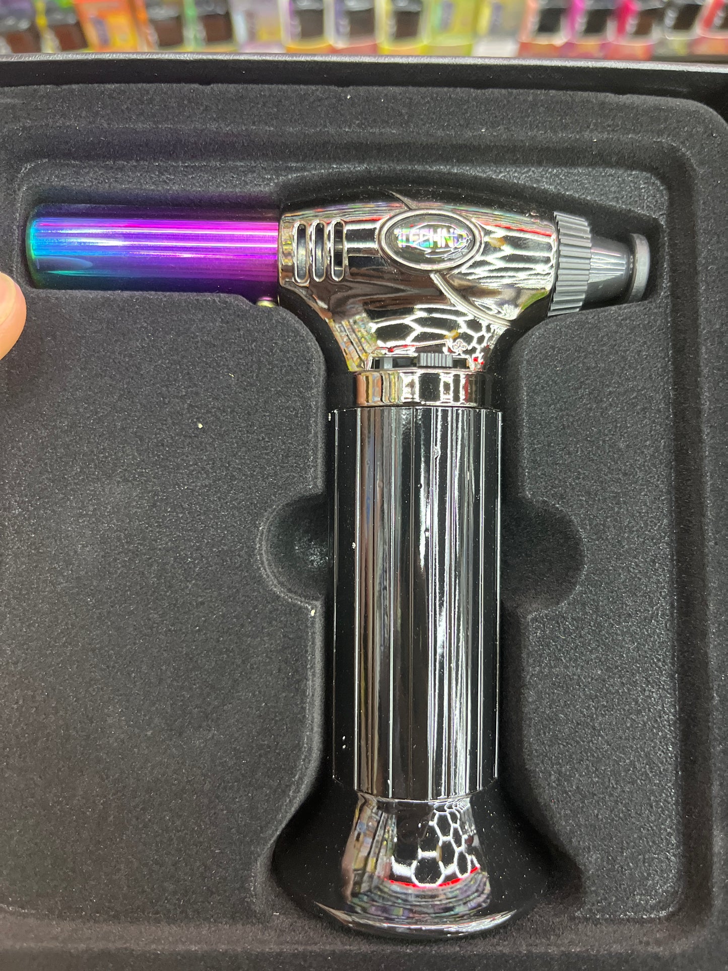 Techno torch gun