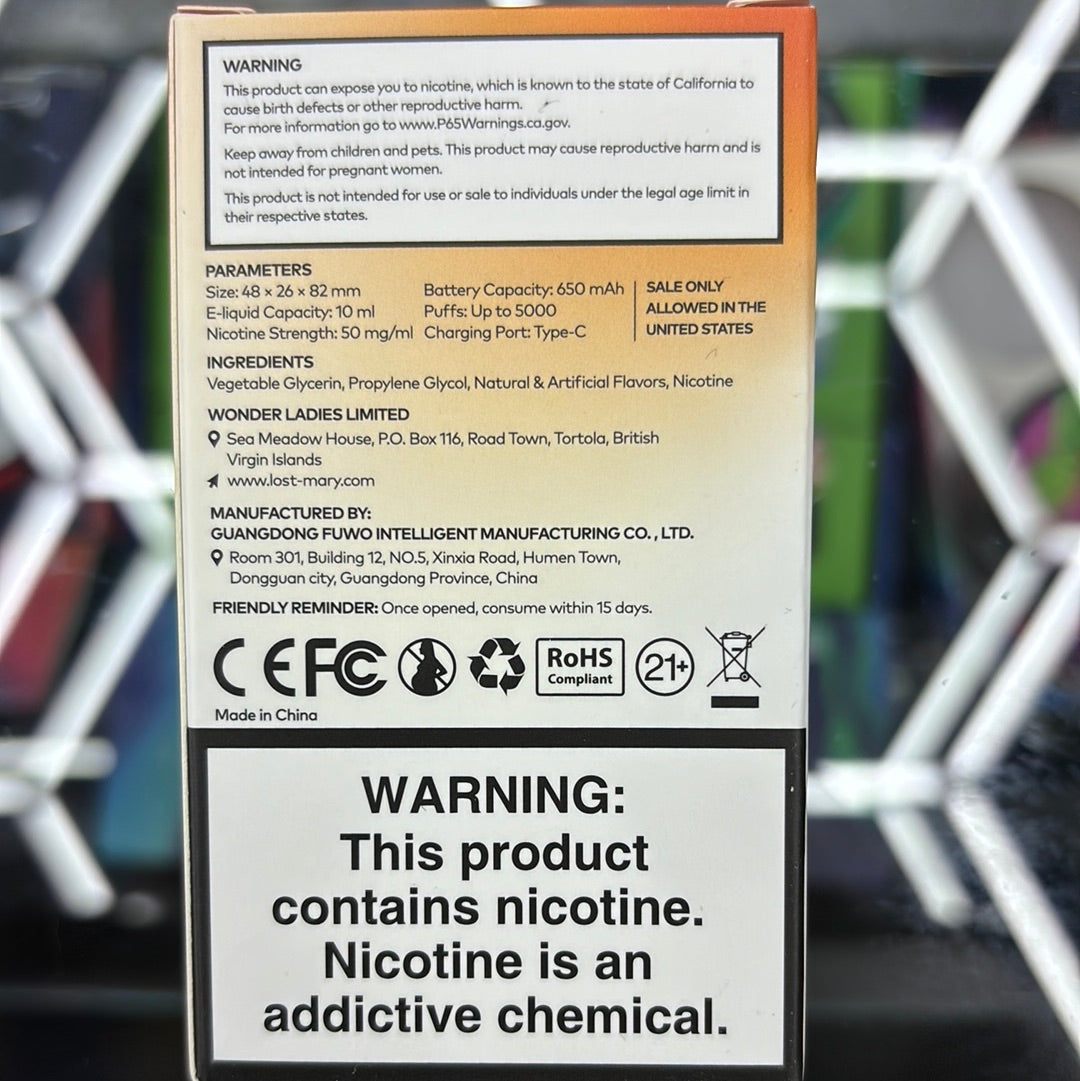 Lost Mary banana duo ice