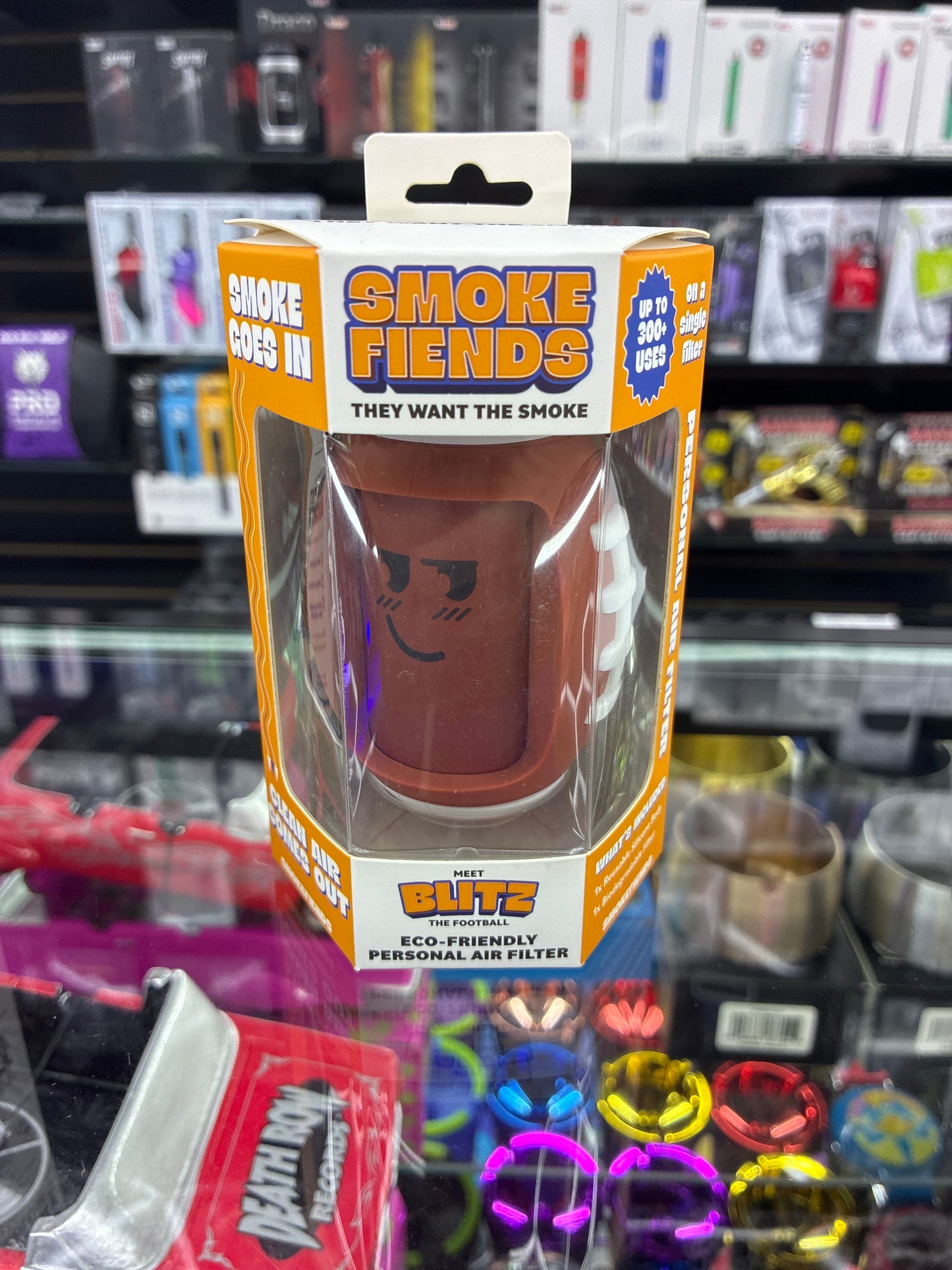 Smoke fiends Blitz the football