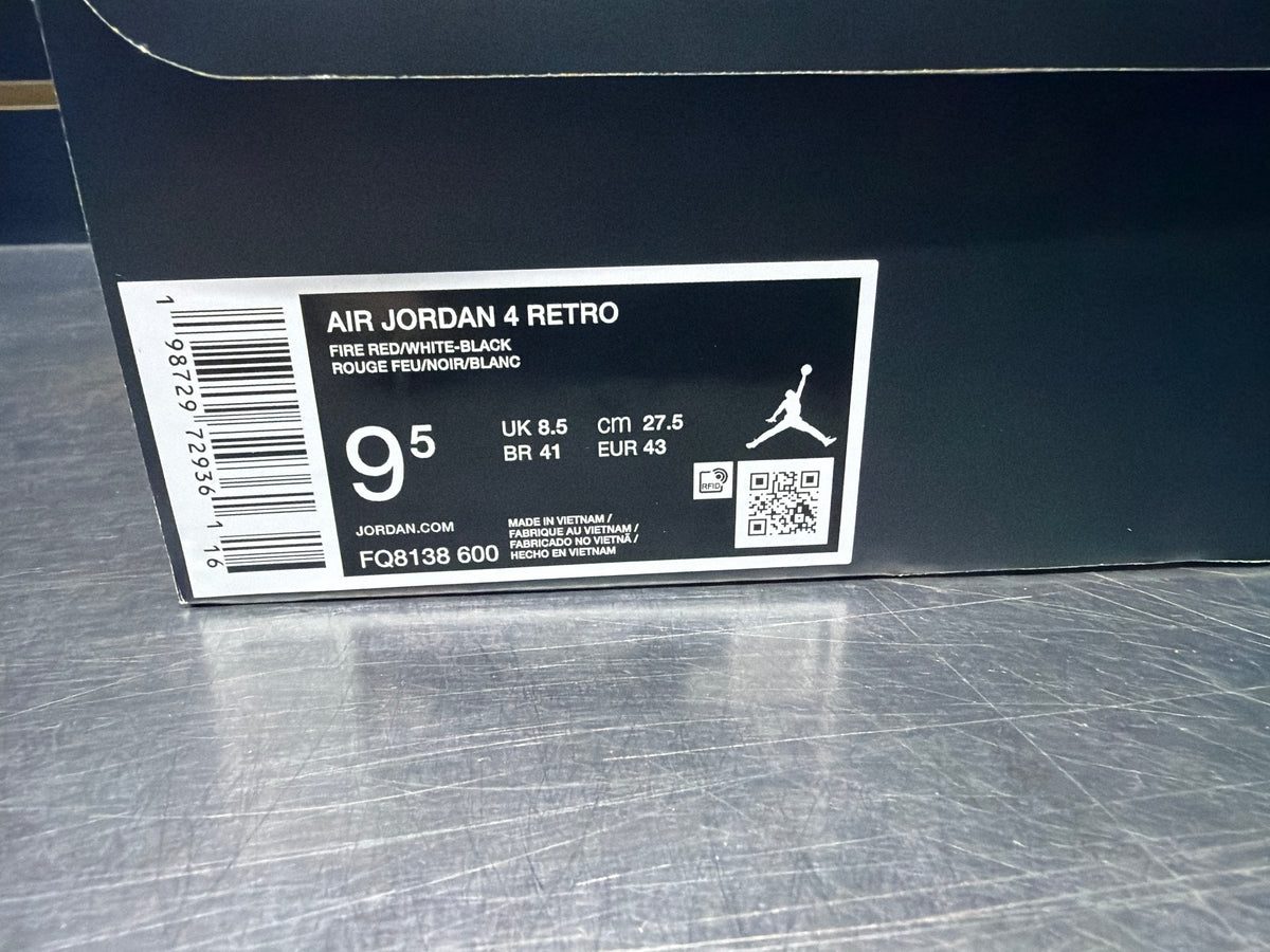 Jordan 4 Retro Toro Bravo (2026) Size 9.5