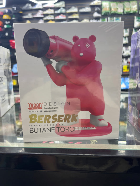 Yocan design berserk butane torch pink