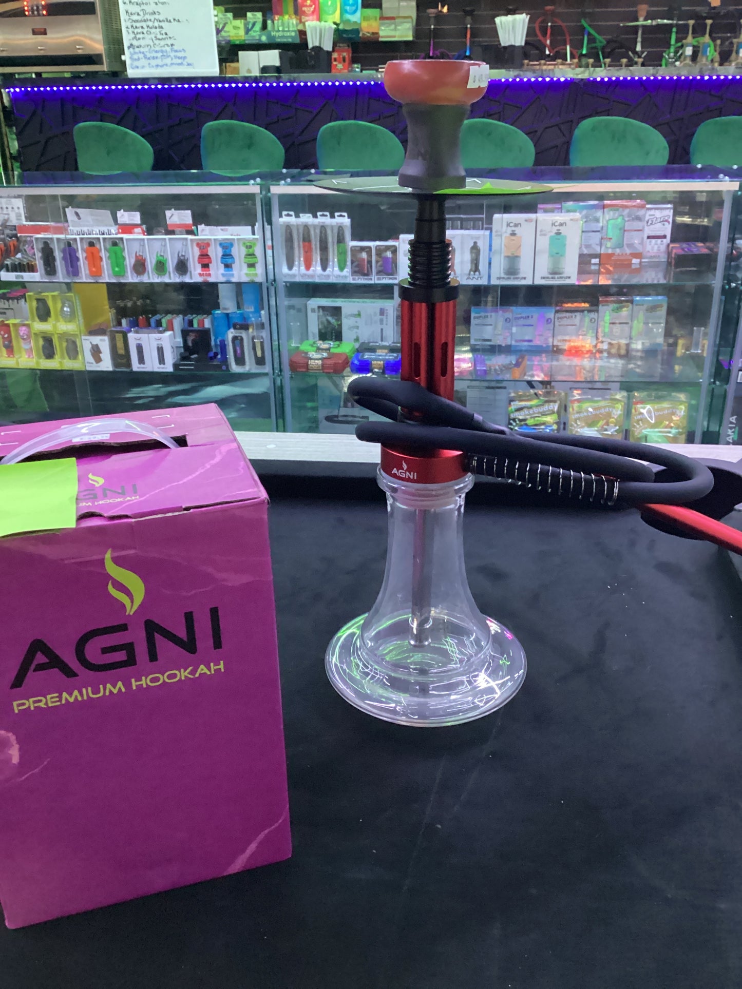 Agni hookah warzone-red