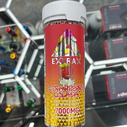 Extrax strawberry colada, 7000 MG 20 gummy’s