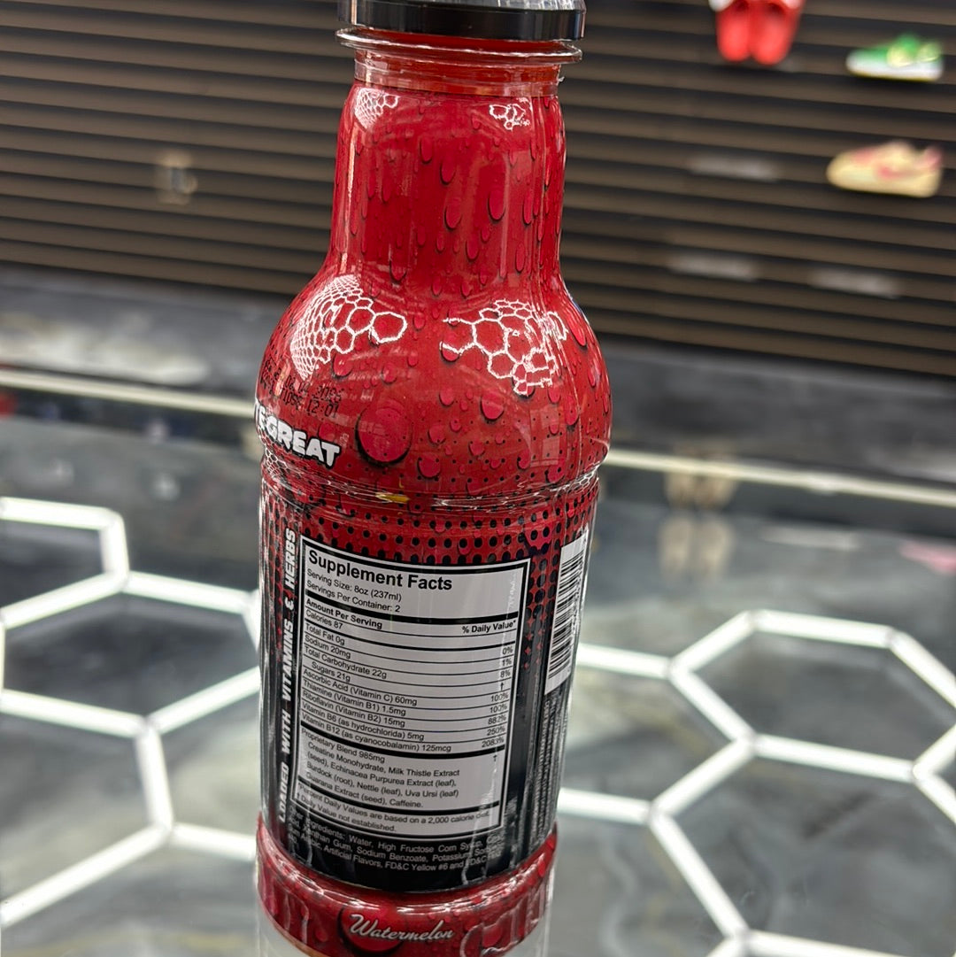 High voltage detox watermelon 16oz detox drink