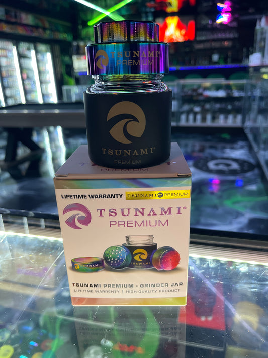 Tsunami premium grinder jar black