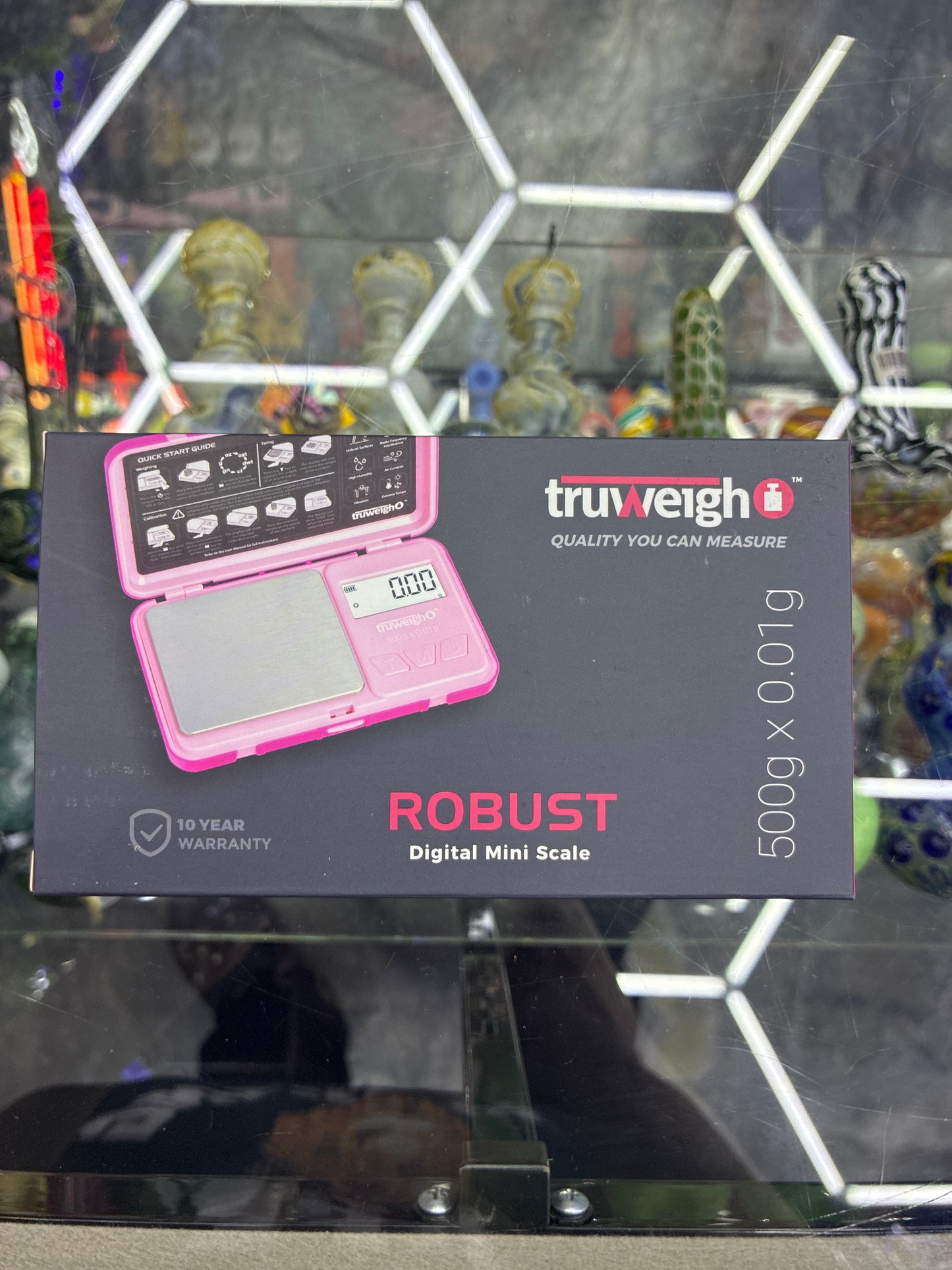 Truweight digital mini scale pink