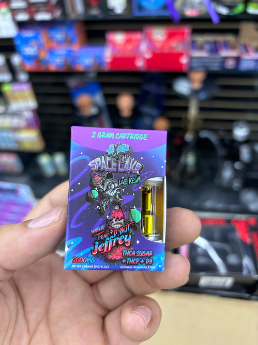 Hixotic space cake trap’d out Jeffrey hybrid 2g cart