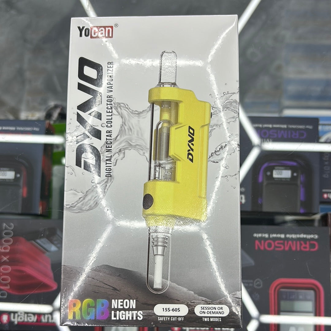 Yocan dyno digital nectar, collector vaporizer with water function perk yellow