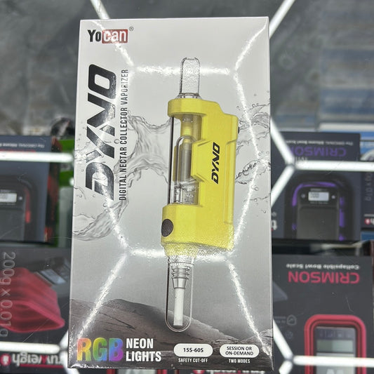 Yocan dyno digital nectar, collector vaporizer with water function perk yellow