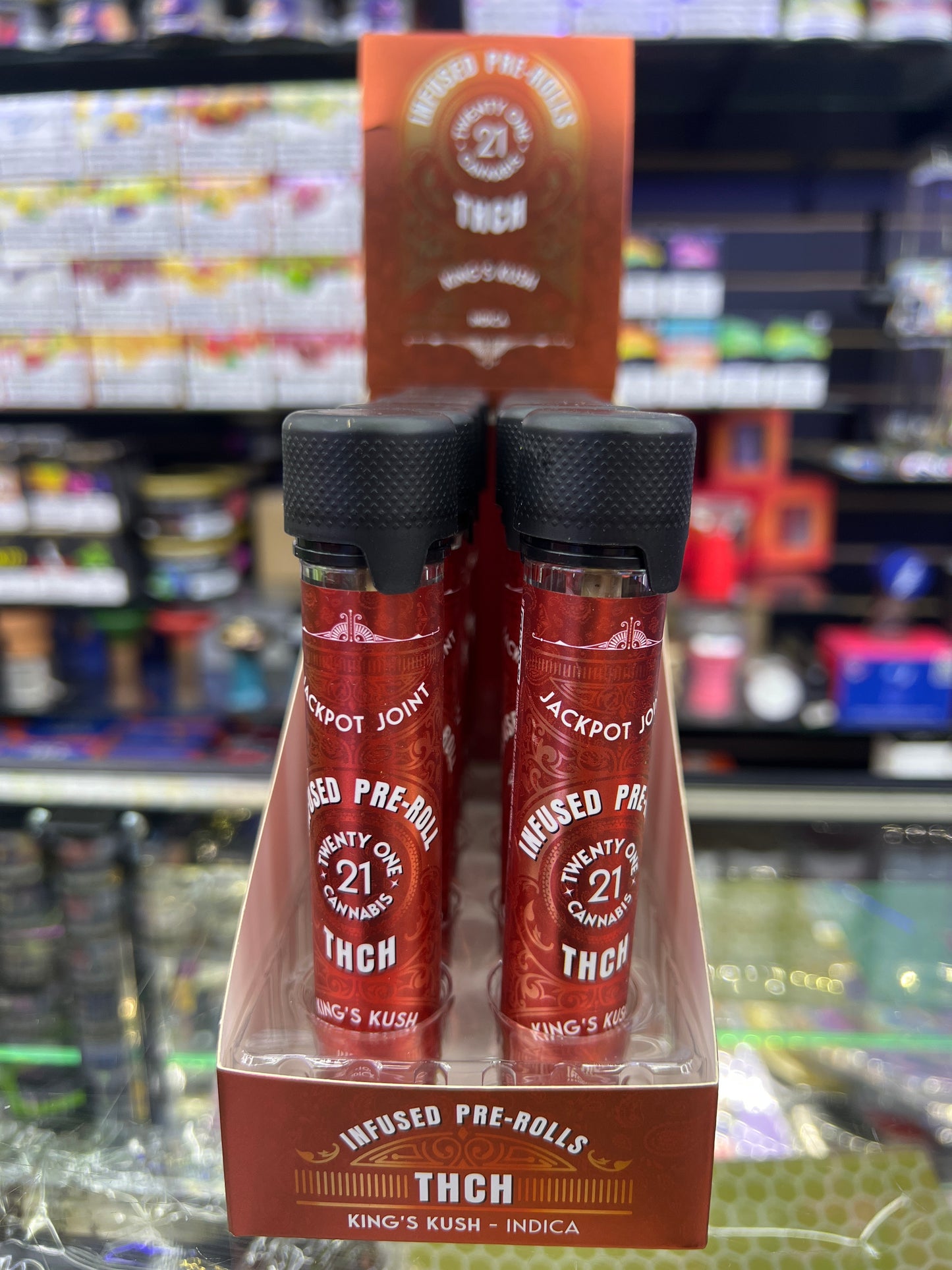 Twenty One Cannabis thch Infuse prerolls kings kush indica