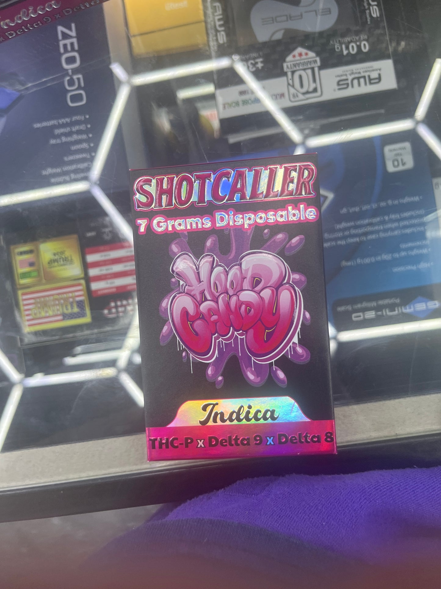 SHOTCALLER 7g dispo hood candy indica