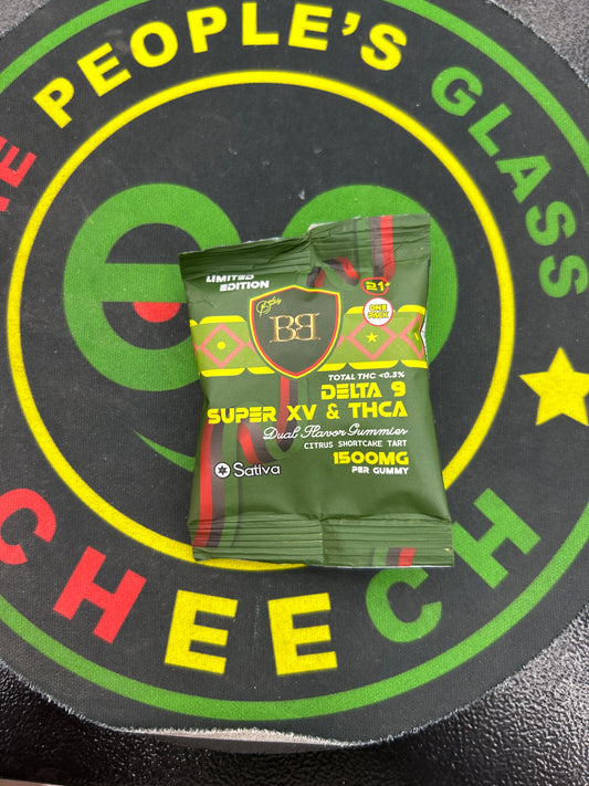 Bud buddy, dual flavor collection 1500mg thcp gummy’s citrus shortcake tart