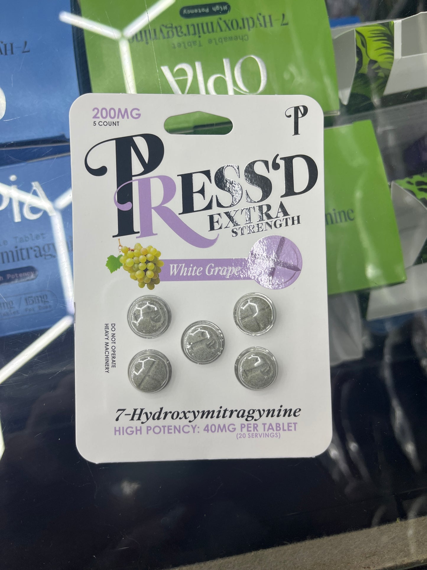 Press’d white grape 40mg per tablet 5ct