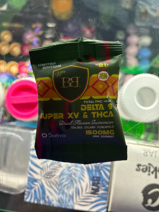 Bud buddies thca delta 9 super xv gold island pineapple 1500mg