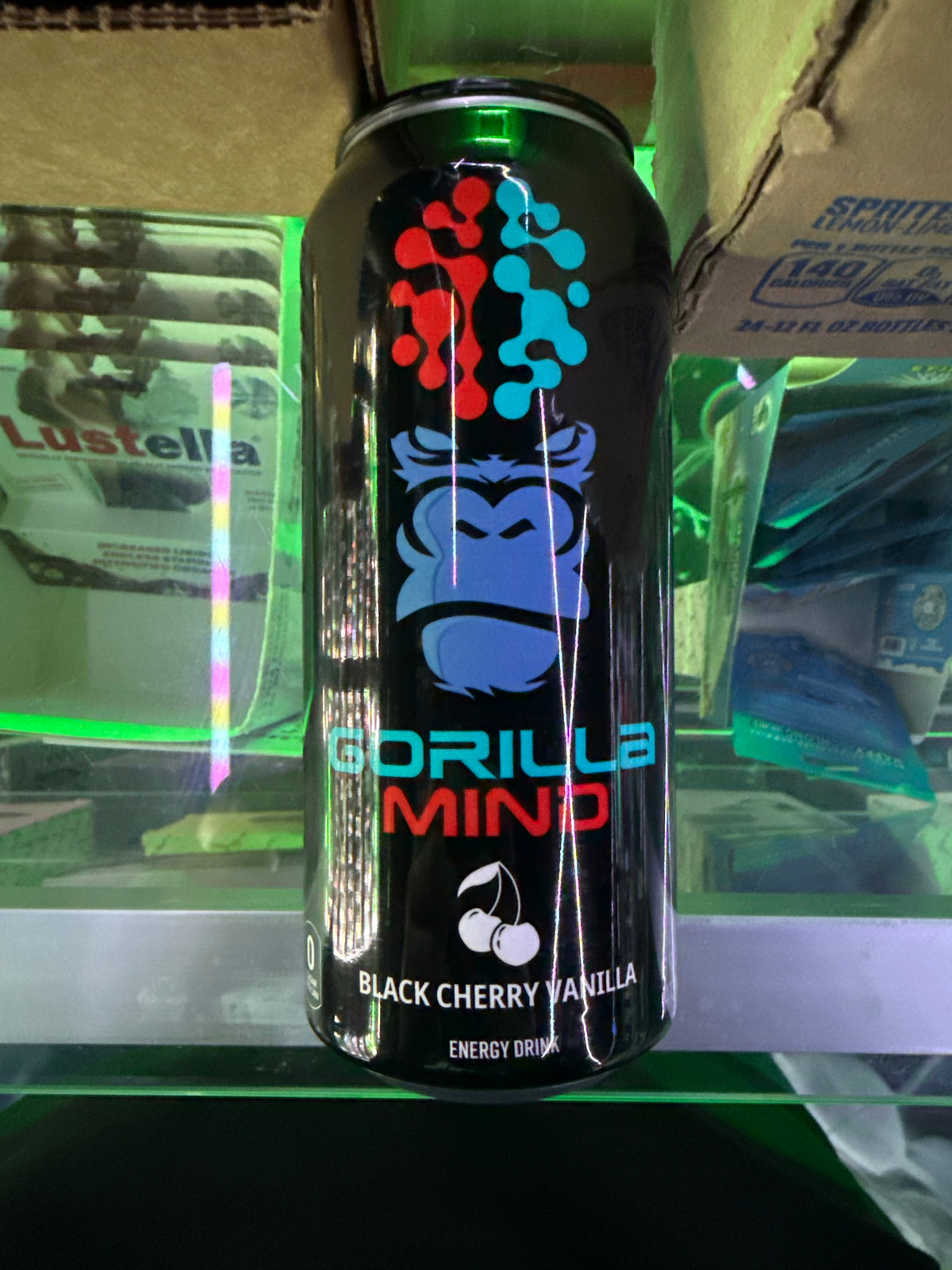 Gorilla Mind Energy Drink Black Cherry Vanilla