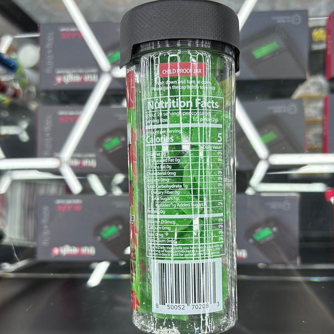 The demon gummy  watermelon, explosion, 5000 MG per jar