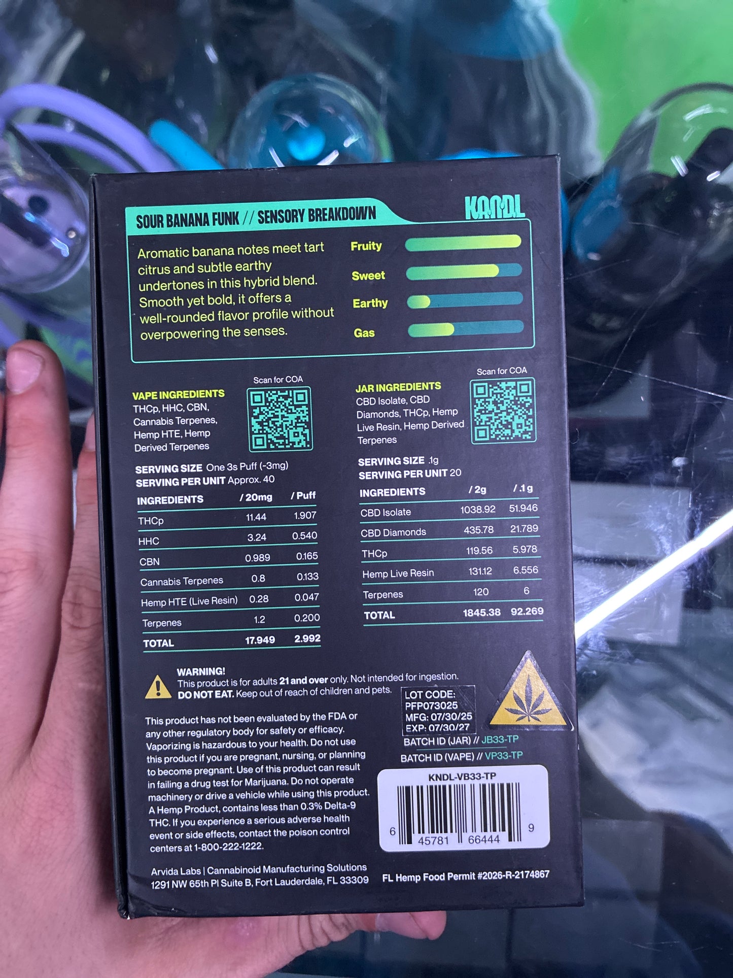 Kandl signature kit concentrate vaporizer sour banana funk hybrid
