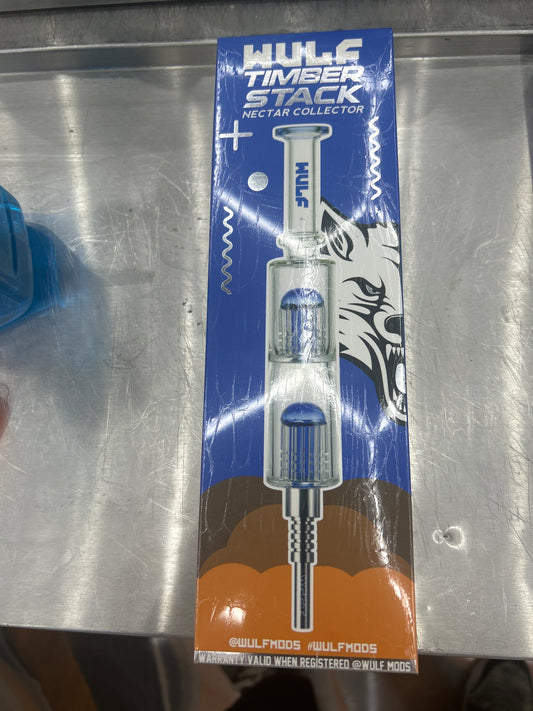 Wulf timber stack water filtering nectar collector blue