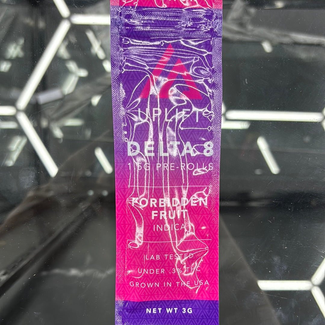 Uplift Delta 81.5 pre-rolls, forbidden fruit Indica