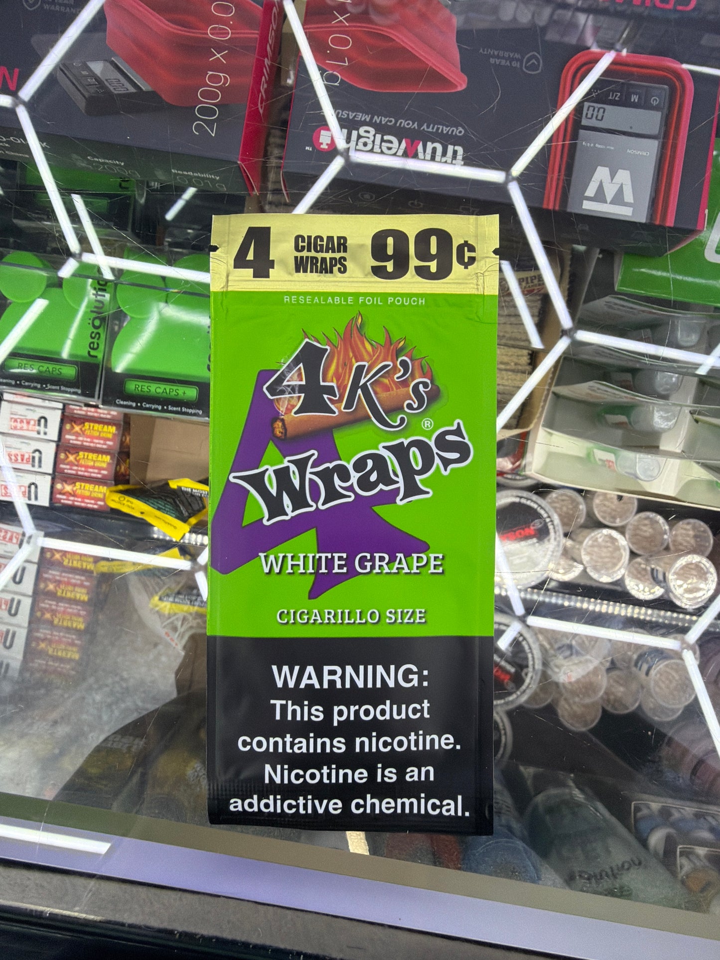 4k wraps white grape