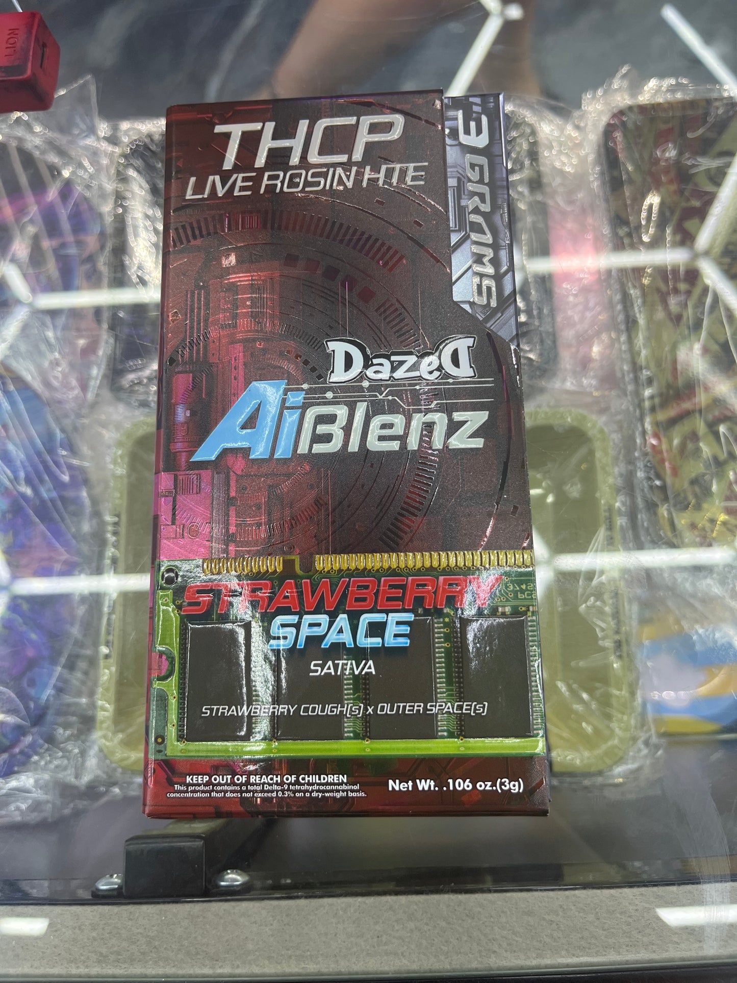 Dazed ai blenz thcp dispo 3g strawberry space sativa