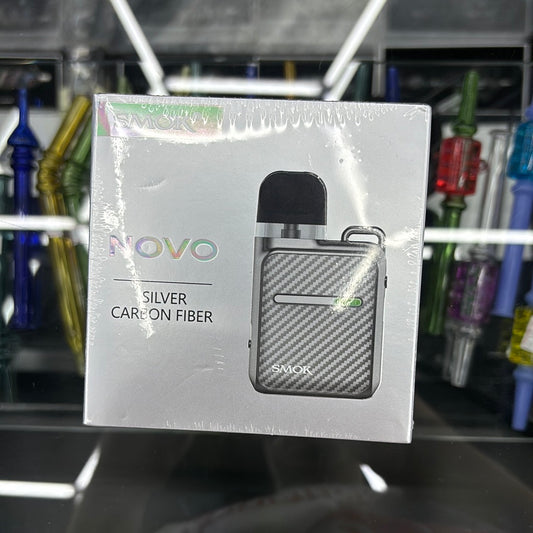Smok novo master box silver carbon fiber
