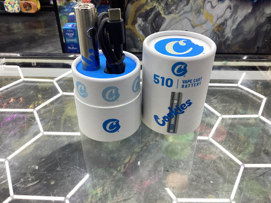 Cookies 510 vape cart battery silver