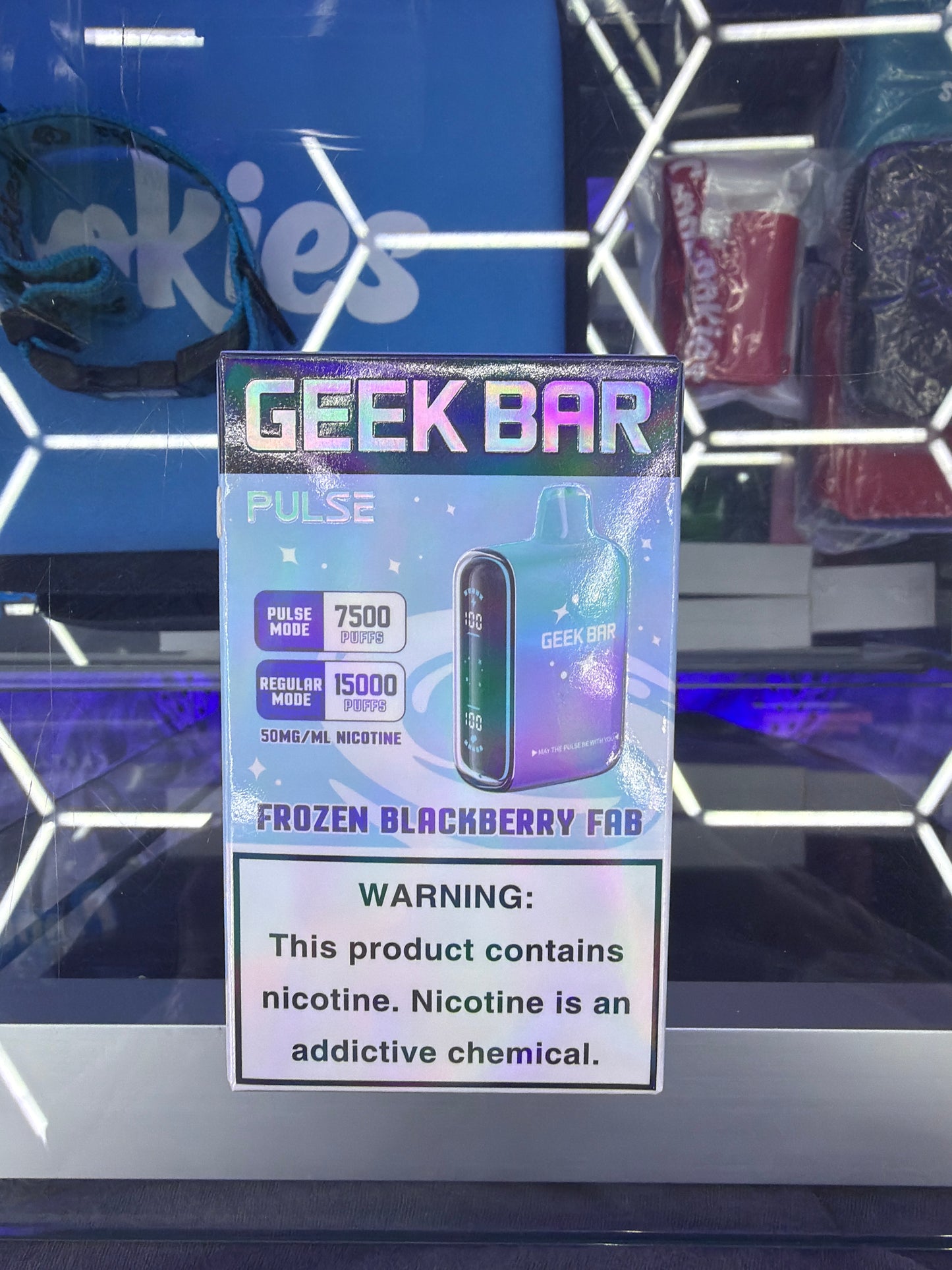 Geek bar pulse frozen blackberry fab
