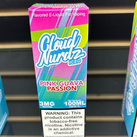 Cloud nurdz pink guava passion, iced 3MG