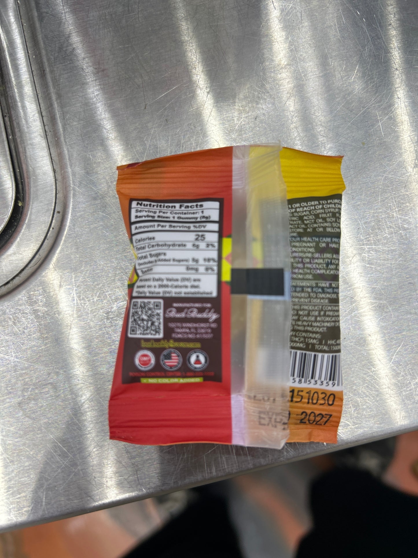 Bud buddy, dual flavor collection 1500mg thcp gummy’s velvet banana drift