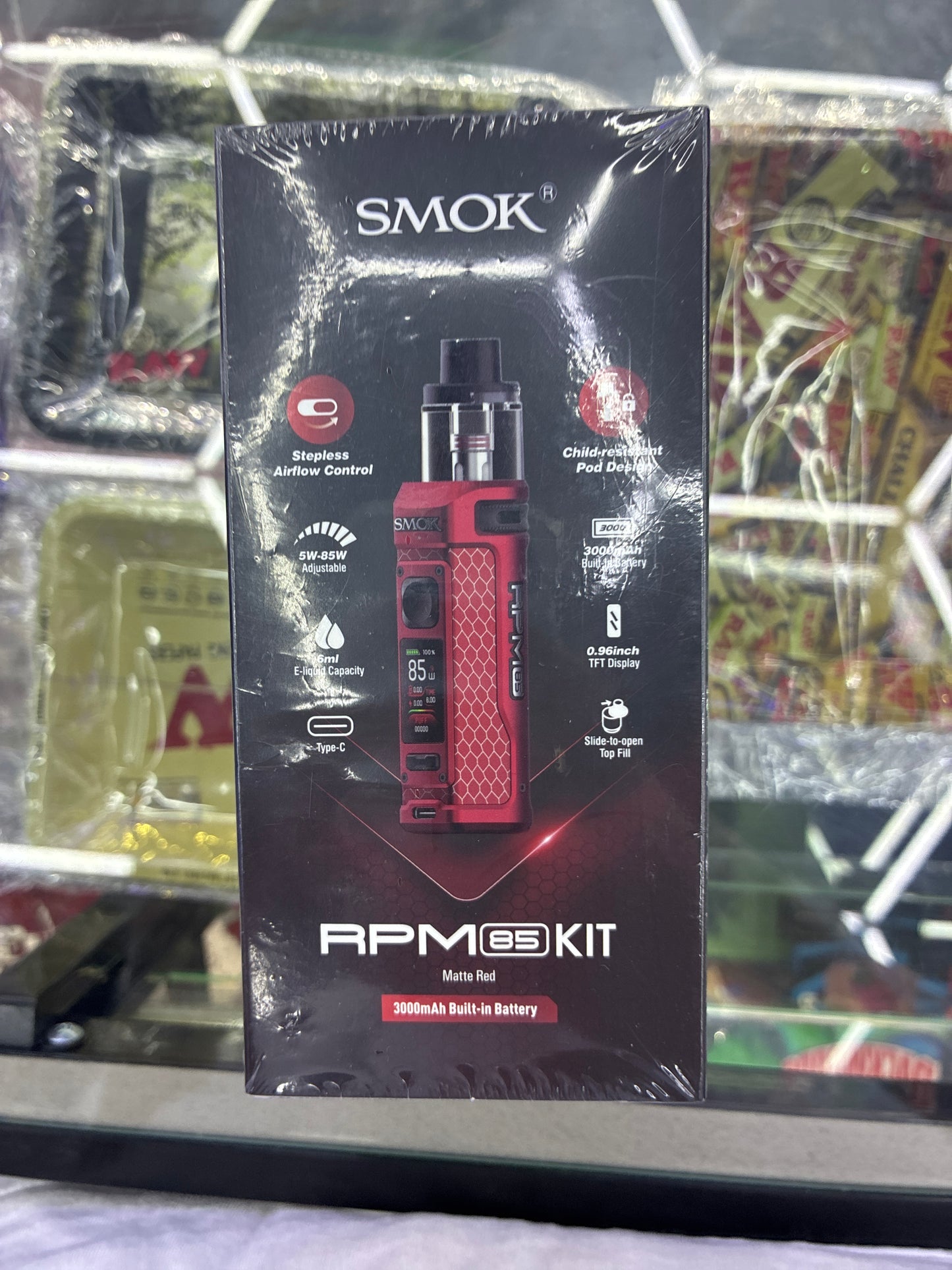 Smok rpm 85 kit matte red