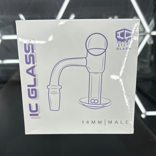 Ic glass raven 14mm male banger with Turnball grabber included