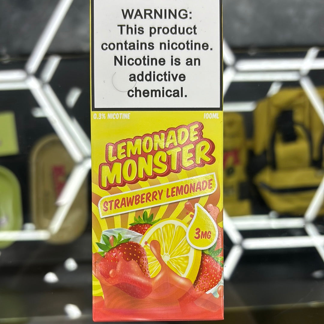 Lemonade monster, strawberry lemonade 3MG 100ml