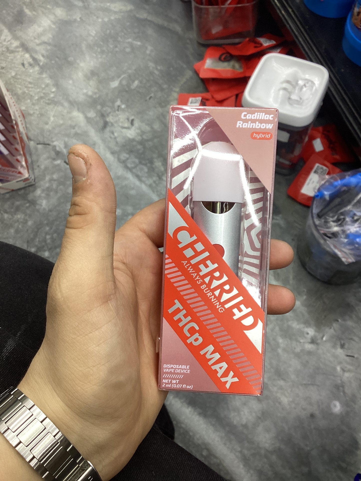 Cherried thcp max 2g dispo Cadillac rainbow hybrid