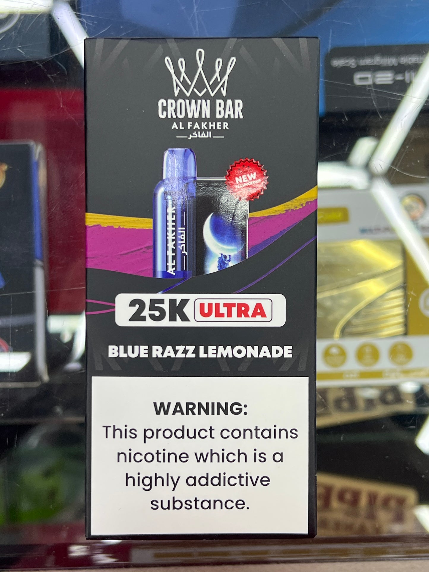 Al fakher crown bar 25k blue raz lemonade