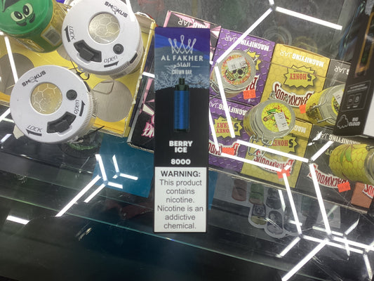 Al fakher crown bar berry ice 8000puffs