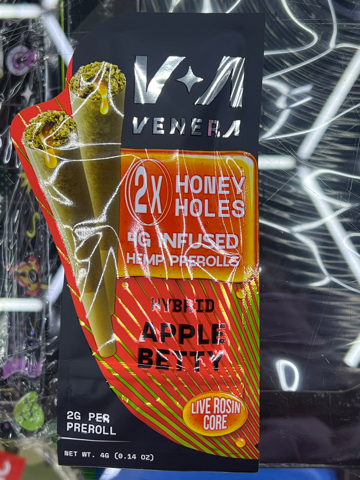 Venera 2x Honey Holes 4g infused apple Betty Hybrid