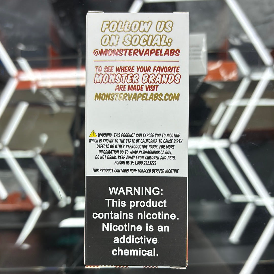 Jam, monster, PB, and strawberry 3MG