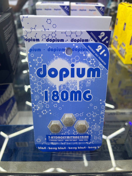 Dopium 7-hydroxymitragine 180MG berry blast