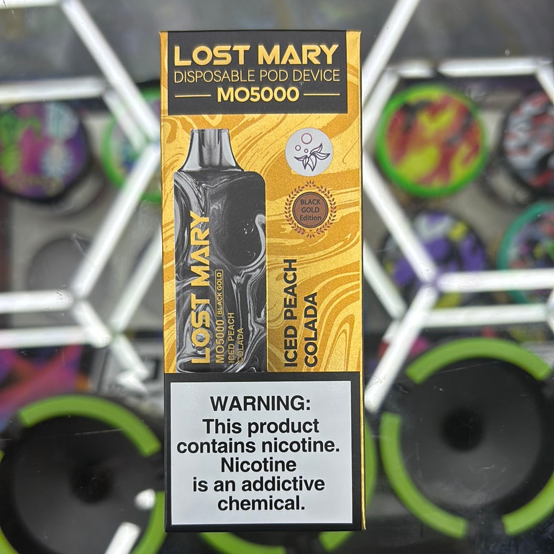 Lost Mary M05000 iced peach colada