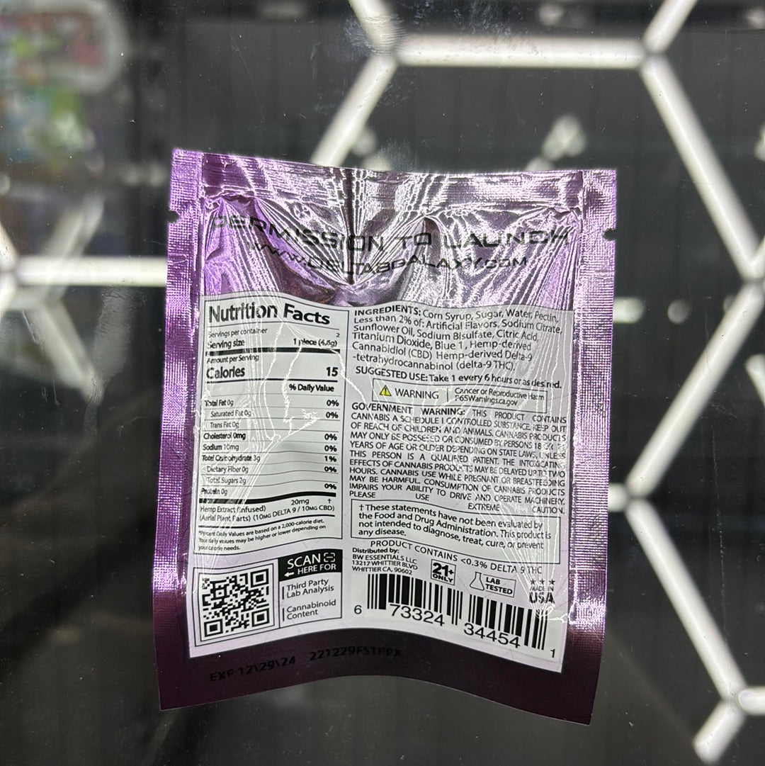 Galaxy treats moon babies purple punch, OG, mixed berry, fruit punch