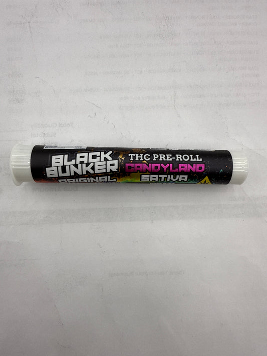 Black Bunker THC Diamonds Pre-Rolls 2G King size Candy land sativa