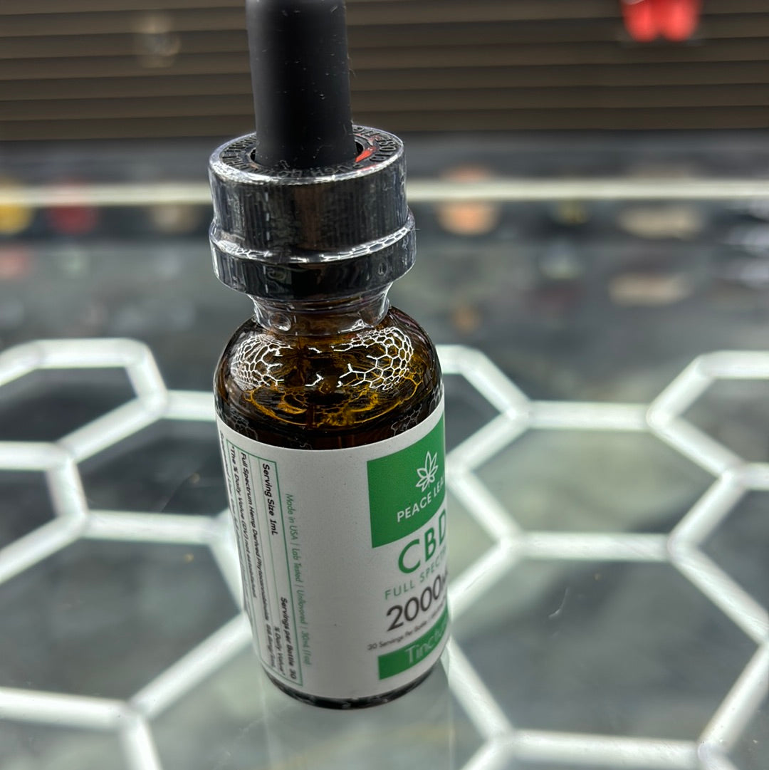 Peace leaf CBD full spectrum 2000mg cbd tincture