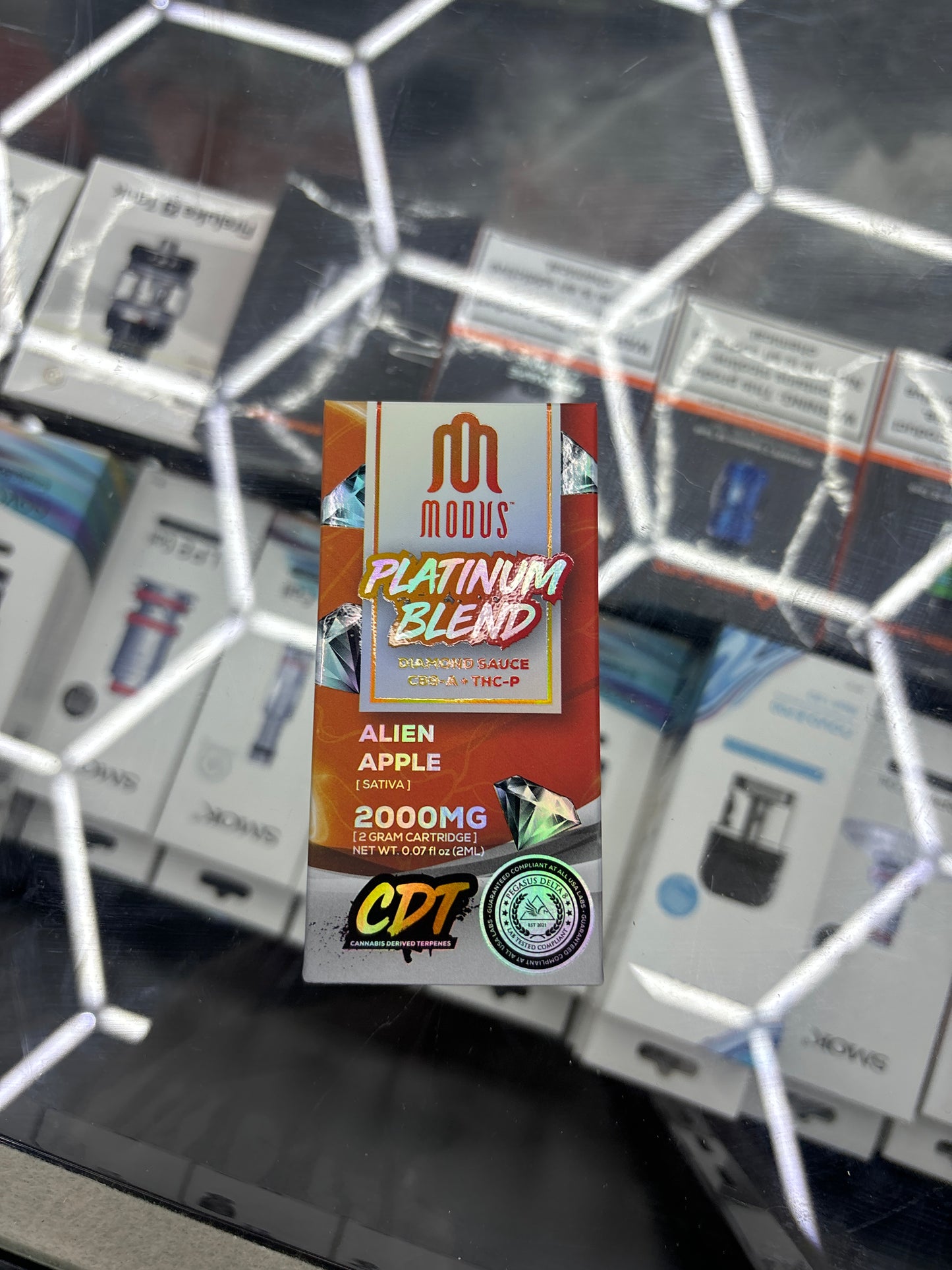 Modus platinum blend alien apple sativa 2g cartridge
