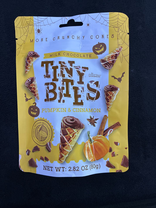 TINY BITES MILK CHOCOLATE PUMPKIN & CINNAMON 2.82oz
